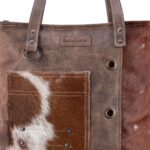 Refined Leather And Hair On Bag - Image 2