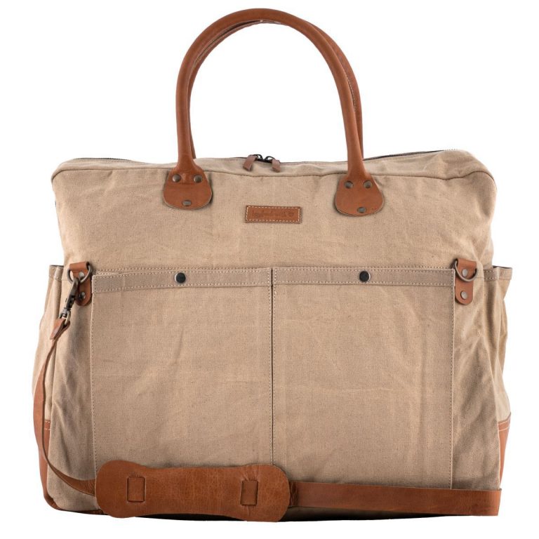 Buy Zarza Weekender Bag Online-Upcycled Canvas Bags-Sixtease Bags