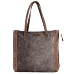 Leffis Leather And Hair On Bag