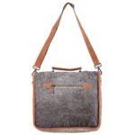 Bedazzled Leather And Hair On Bag - Image 4