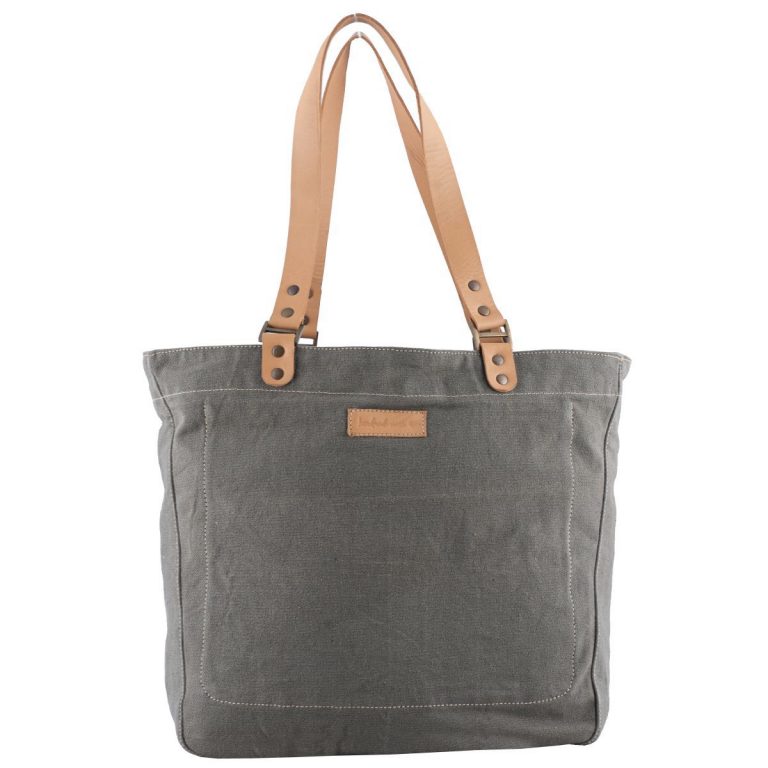 Buy Funkey Tote Bag Online-Grey Tote Bag in USA-Sixtease Bags