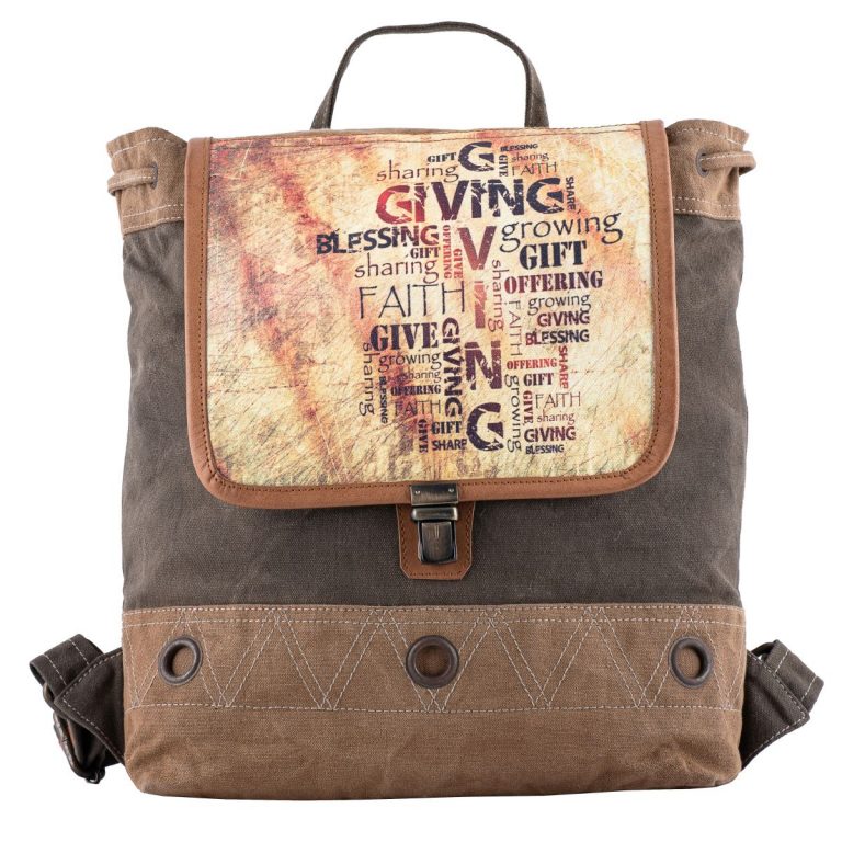 Faith & Growing Backpack-Best Canvas Backpack Online-Sixtease Bags