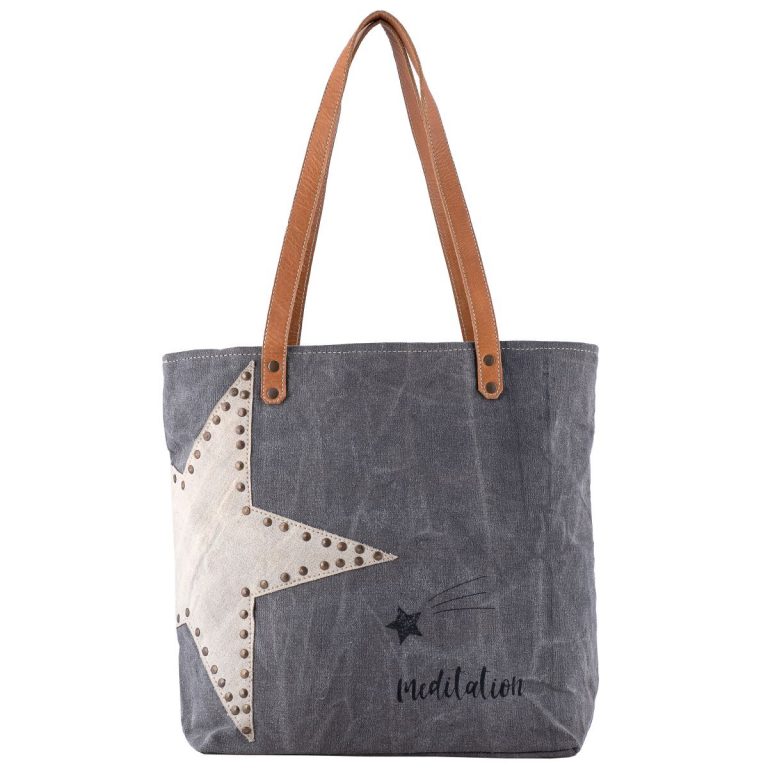 Buy Meditation Tote Bag Online-Canvas Tote Bags-Sixtease Bags