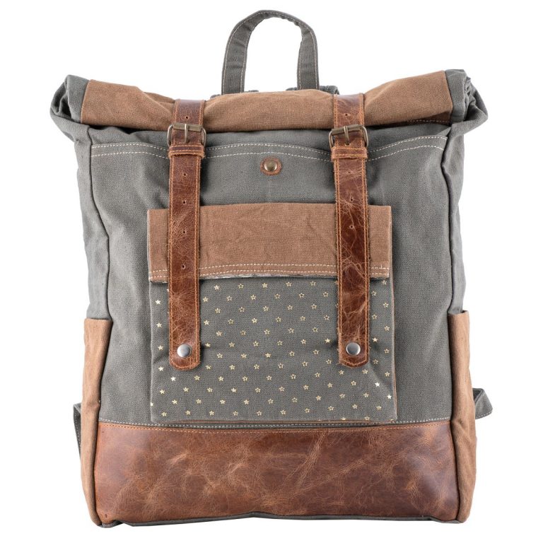 Buy Star Paramount Backpack-Canvas Leather Backpack-Sixtease Bags