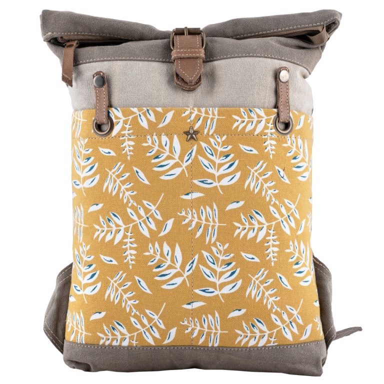 Buy Spring Gloomy Backpack Online-Upcycled Canvas Bag-Sixtease Bags