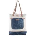 Buy Serge De Nimes Tote Bag Online-White Color Tote Bag-Sixtease Bags