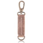 Smoke Leather Key Chain