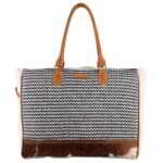 Buy Jovial Weekender Bag Online-Upcycled Canvas Bag-Sixtease Bags