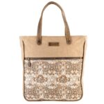 Buy Desert Sand Totepack Online - Upcycled Canvas Bag- Sixtease Bags