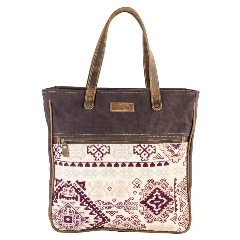 Buy Lavender Totepack Online in USA-Upcycled Canvas Bags - Sixtease Bags