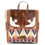 Buy Pistachio Backpack Online-Upcycled Canvas Bag-Sixtease Bag