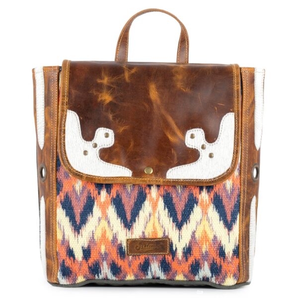 Buy Pistachio Backpack Online-Upcycled Canvas Bag-Sixtease Bag