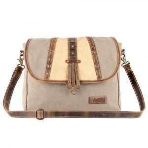 Upcycled canvas bag- crossbody bag- vintage bag-Sixtease bag