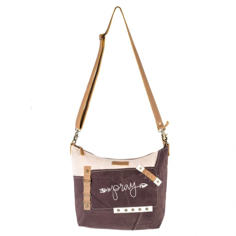 Buy Souffle Shoulder Bag Online-Brown Canvas Bag-Sixtease Bags