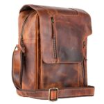 Brown leather shoulder bags- Sixtease bags