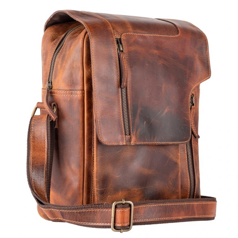 Brown leather shoulder bags- Sixtease bags